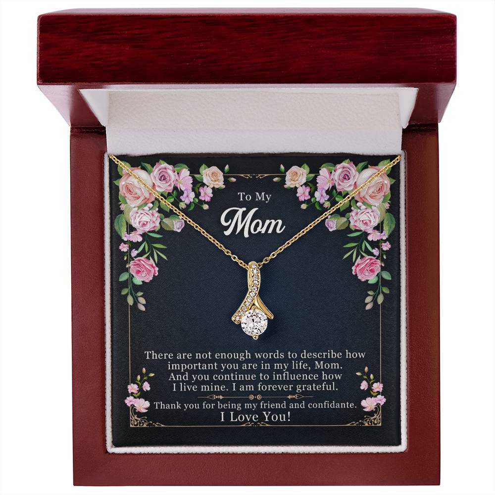 To my mom, thank you for being my friend